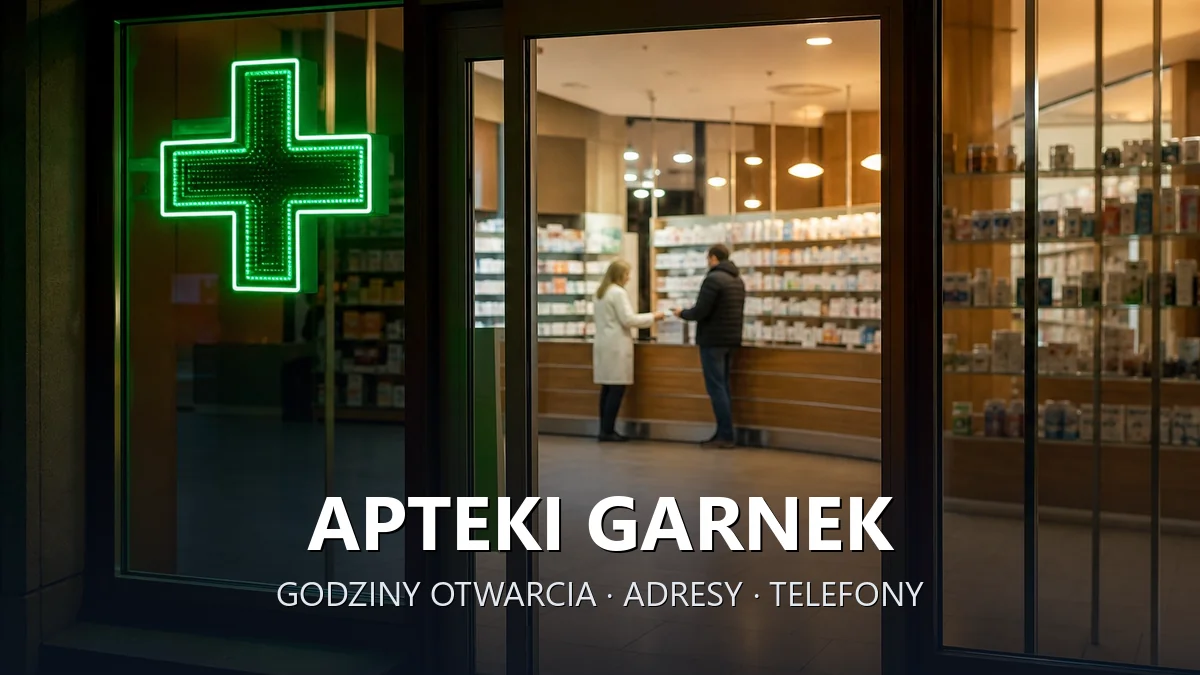 Apteki Garnek, gmina Kłomnice, powiat częstochowski - adresy, telefony, godziny otwarcia