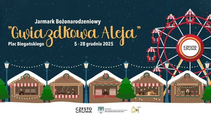 Obraz do artykułu: Świąteczna magia wraca do Częstochowy – Jarmark Bożonarodzeniowy 2025 na Placu Biegańskiego