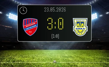 [PIŁKA NOŻNA] Raków Częstochowa – Arka Gdynia 3:0 w PKO BP Ekstraklasie – spokojne domknięcie sezonu