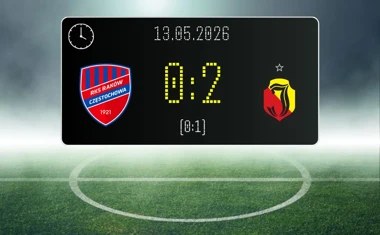 [PIŁKA NOŻNA] PKO BP Ekstraklasa: Raków Częstochowa – Jagiellonia Białystok 0:2. Goście skuteczniejsi w Częstochowie