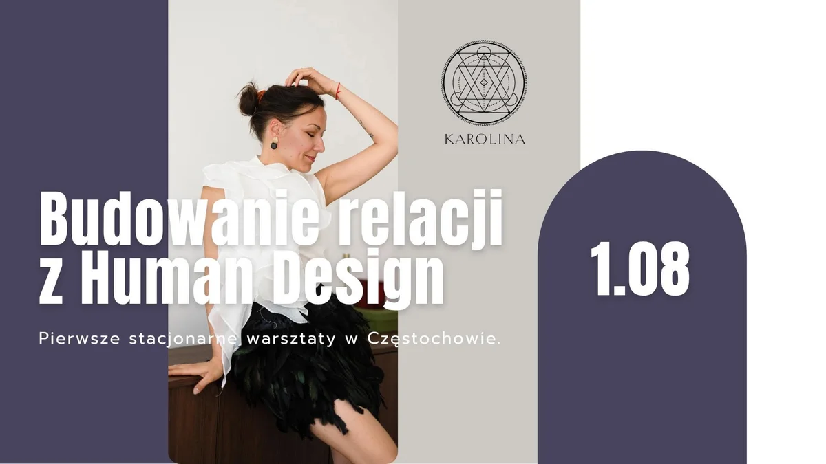 Grafika promocyjna wydarzenia Budowanie relacji z Human Design – warsztat relacji