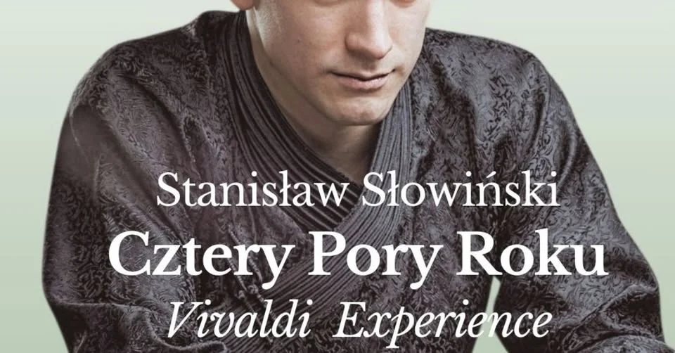 Obrazek przedstawia grafikę promocyjną wydarzenia Koncert Stanisława Słowińskiego z interpretacją Czterech Pór Roku Vivaldiego w Częstochowie