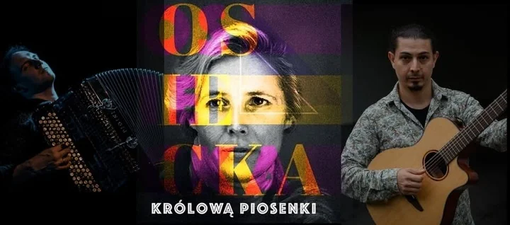 Grafika promocyjna wydarzenia Osiecka Królową Piosenki — Niebo w mieście, Częstochowa