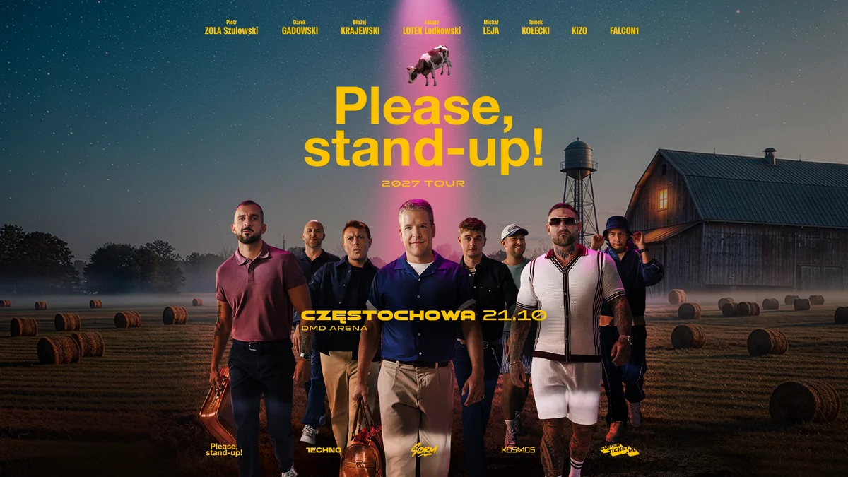 Grafika promocyjna wydarzenia Please, Stand-up! Częstochowa 2027: wielkie show