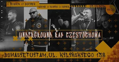 Grafika promocyjna wydarzenia Częstochowa: BUCZER x ROBSON oraz MARONE x KOZIRO x KIPER w Bywa Się Tu I Tam