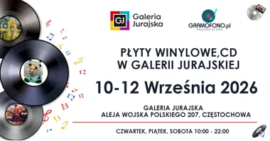Grafika promocyjna wydarzenia GALERIA JURAJSKA Kiermasz winyli i CD