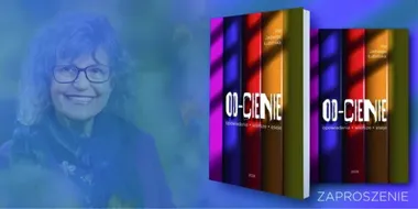 Grafika promocyjna wydarzenia Od-cienie. Opowiadania, wiersze, eseje – spotkanie wokół książki Idy Jadwigi Łubińskiej