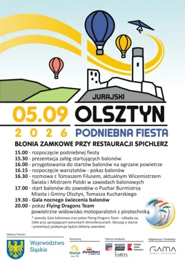 Grafika promocyjna wydarzenia Podniebna Fiesta