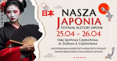 Grafika promocyjna wydarzenia Targi Japońskie w Częstochowie – Nasza Japonia 2026
