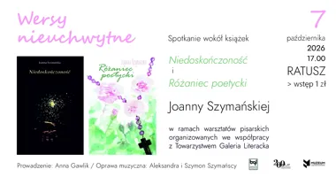 Grafika promocyjna wydarzenia Wersy nieuchwytne
