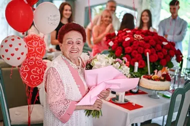 Anna Dudek ma 100 lat. Jubileusz spędziła wśród najbliższych