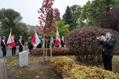 Nowy obelisk przy Tuwima i Waszyngtona przypomina o Kazimierzu Pułaskim