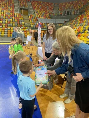 Przedszkolaki w Hali Sportowej Częstochowa pokazały, że potrafią walczyć o każdy punkt