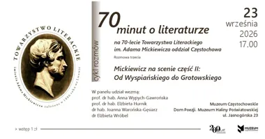 Mickiewicz na scenie wraca w Częstochowie - rozmowa o teatrze