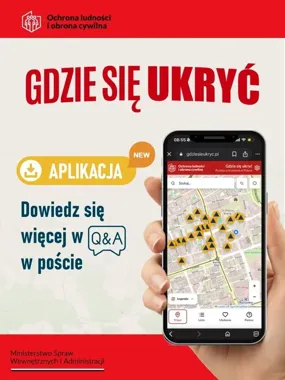 W Olsztynie łatwiej znaleźć punkt schronienia. Pomaga internetowa mapa