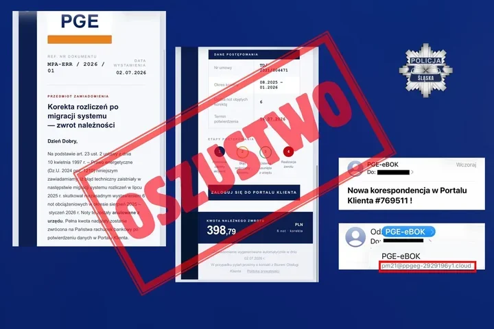 Fałszywy zwrot za prąd - jedno kliknięcie mogło oddać konto oszustom