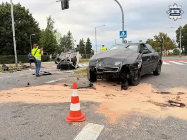 Śmiertelne zderzenie w Częstochowie. 43-latek zmarł w szpitalu