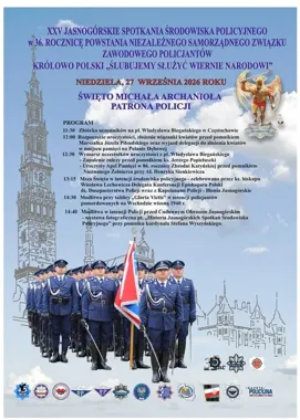 Policjanci spotkają się w Częstochowie. Pielgrzymka ruszy z placu Biegańskiego