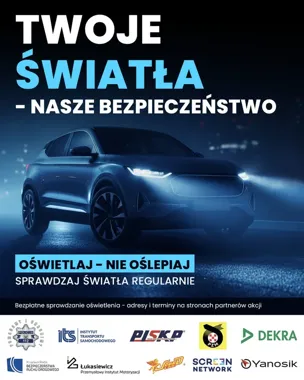 Częstochowska drogówka ostrzega: złe ustawienie świateł zwiększa ryzyko