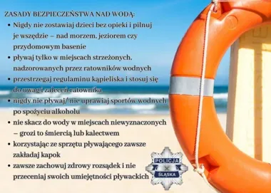 Dzielnicowi z Częstochowy kontrolują zbiorniki - za kąpiel w złym miejscu grozi kara