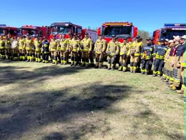 LAS 2026 sprawdził gotowość w lesie. Ponad 150 strażaków przy jednym scenariuszu
