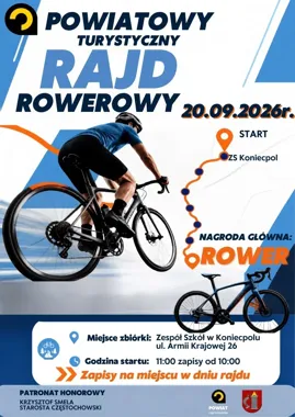 Rajd rowerowy pod Częstochową. Na mecie czeka nagroda główna