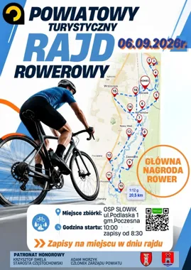 Rajd rowerowy pod Częstochową. Do pokonania 20,5 km i rower do wygrania