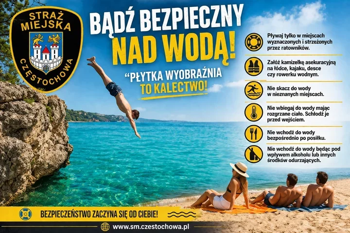 Wakacje nad wodą bez taryfy ulgowej. Straż Miejska ostrzega