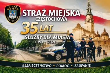 35 lat Straży Miejskiej w Częstochowie. Od Primy do 99 punktów kamerowych