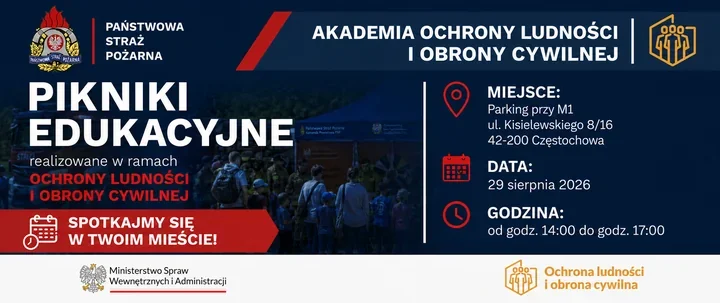 Nie tylko motocykle. Strażacy z Częstochowy pokażą, jak reagować w zagrożeniu
